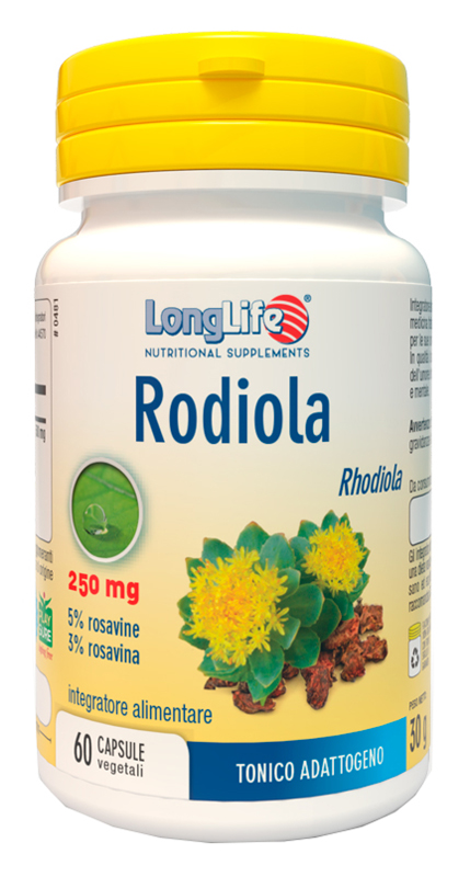 LONGLIFE RODIOLA 60 CAPSULE VEGETALI - Farmacia Sant Anna SAS del Dott. Mariani Federigo