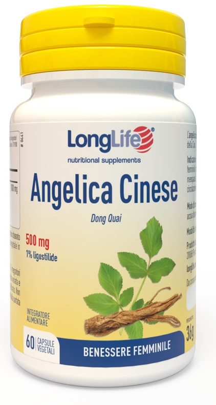 LONGLIFE ANGELICA CINESE 60 CAPSULE VEGETALI - Farmacia Sant Anna SAS del Dott. Mariani Federigo