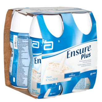 ENSURE PLUS VANIGLIA 4 BOTTIGLIE DA 200 ML - Farmacia Sant Anna SAS del Dott. Mariani Federigo