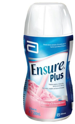 ENSURE PLUS FRAGOLA 4 BOTTIGLE DA 200 ML - Farmacia Sant Anna SAS del Dott. Mariani Federigo