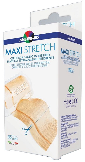 MASTER-AID STRETCH CEROTTO A TAGLIO IN TESSUTO ELASTICO RESISTENTE 50 X 6 CM - Farmacia Sant Anna SAS del Dott. Mariani Federigo