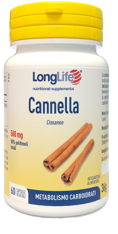 LONGLIFE CANNELLA 60 CAPSULE - Farmacia Sant Anna SAS del Dott. Mariani Federigo