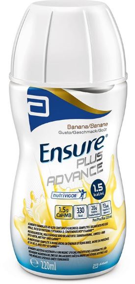 ENSURE PLUS ADVANCE BANANA 4 BOTTIGLIE DA 220 ML - Farmacia Sant Anna SAS del Dott. Mariani Federigo