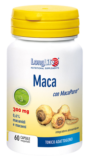 LONGLIFE MACA 60 CAPSULE VEGETALI DA 550 MG - Farmacia Sant Anna SAS del Dott. Mariani Federigo