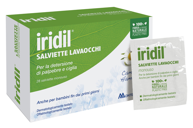 IRIDIL SALVIETTINE LAVAOCCHI 28 PEZZI - Farmacia Sant Anna SAS del Dott. Mariani Federigo