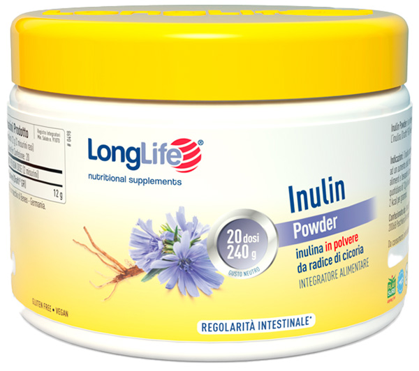LONGLIFE INULINA POWDER 240 G - Farmacia Sant Anna SAS del Dott. Mariani Federigo