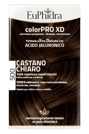 EUPHIDRA COLORPRO XD 500 CAST CHIARO GEL COLORANTE CAPELLI IN FLACONE + ATTIVANTE + BALSAMO + GUANTI - Farmacia Sant Anna SAS del Dott. Mariani Federigo