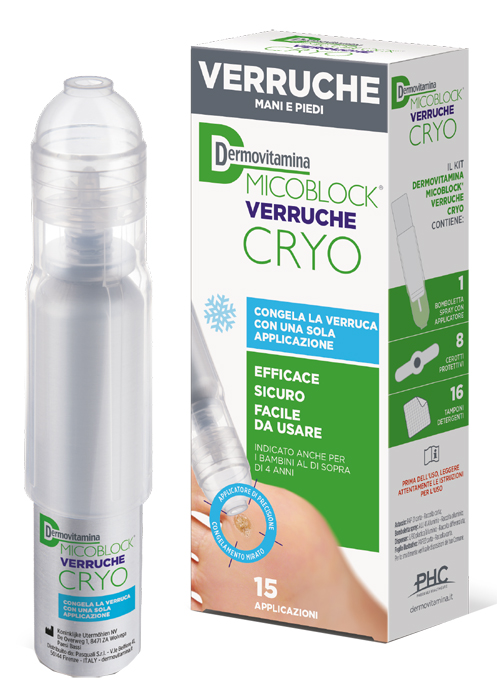 DERMOVITAMINA MICOBLOCK VERRUCHE CRYO SPRAY 38 ML - Farmacia Sant Anna SAS del Dott. Mariani Federigo