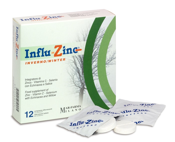 INFLUZINC INVERNO 12 COMPRESSE EFFERVESCENTI - Farmacia Sant Anna SAS del Dott. Mariani Federigo
