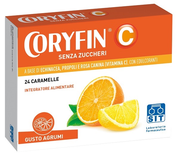 CORYFIN C SENZA ZUCCHERO AGRUMI 48 G - Farmacia Sant Anna SAS del Dott. Mariani Federigo