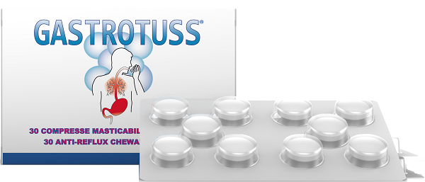 GASTROTUSS ANTIREFLUSSO 30 COMPRESSE MASTICABILI - Farmacia Sant Anna SAS del Dott. Mariani Federigo