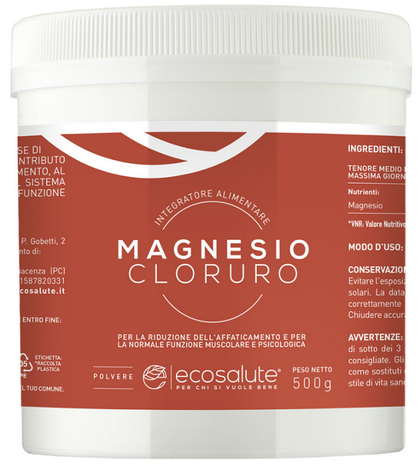 MAGNESIO CLORURO POLVERE 500 G - Farmacia Sant Anna SAS del Dott. Mariani Federigo