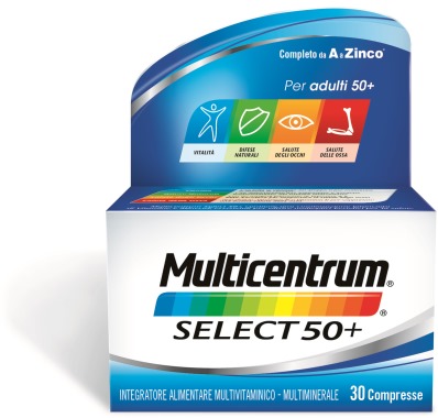 MULTICENTRUM SELECT 50+ 30 COMPRESSE - Farmacia Sant Anna SAS del Dott. Mariani Federigo