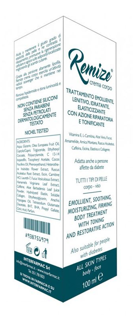 REMIZE CREMA CORPO 100 ML - Farmacia Sant Anna SAS del Dott. Mariani Federigo