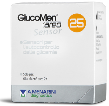 STRISCE MISURAZIONE GLICEMIA GLUCOMEN AREO SENSOR 25 PEZZI - Farmacia Sant Anna SAS del Dott. Mariani Federigo