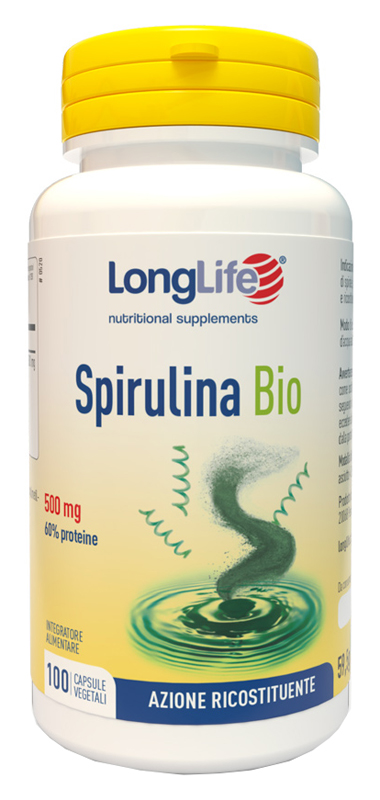 LONGLIFE SPIRULINA BIO 500 MG 100 CAPSULE VEGETALI - Farmacia Sant Anna SAS del Dott. Mariani Federigo