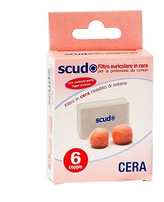 TAPPO AURICOLARE EARPLUG SCUDO IN CERA 6 COPPIE 12 PEZZI ARTICOLO 7EN081 - Farmacia Sant Anna SAS del Dott. Mariani Federigo