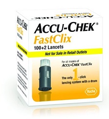 LANCETTE PUNGIDITO ACCU-CHEK FASTCLIX 100 + 2 PEZZI - Farmacia Sant Anna SAS del Dott. Mariani Federigo