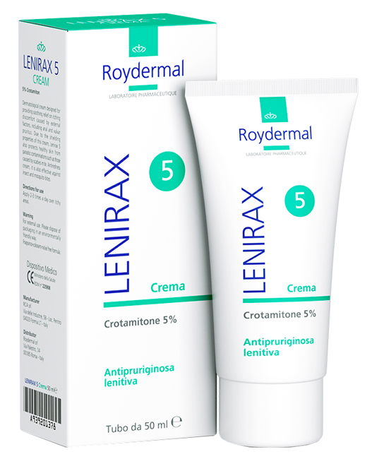 LENIRAX 5 CREMA DERMATOLOGICA CROTAMITONE 5% 50 ML - Farmacia Sant Anna SAS del Dott. Mariani Federigo