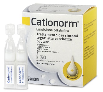 CATIONORM GOCCE 30 FIALE MONODOSE DA 0,4 ML - Farmacia Sant Anna SAS del Dott. Mariani Federigo