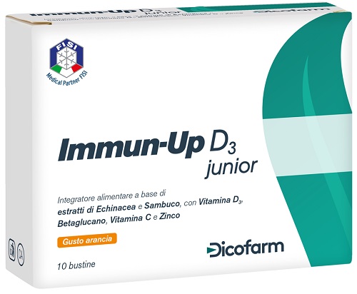 IMMUN UP D3 JUNIOR 10 BUSTINE DA 3 G - Farmacia Sant Anna SAS del Dott. Mariani Federigo