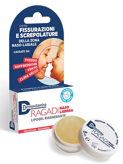 DERMOVITAMINA RAGADI NASO E LABBRA LIPOGEL RIGENERANTE 8 ML - Farmacia Sant Anna SAS del Dott. Mariani Federigo