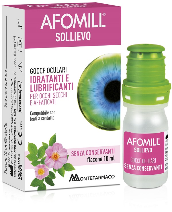 AFOMILL SOLLIEVO GOCCE OCULARI SOLLIEVO OCCHI 10 ML - Farmacia Sant Anna SAS del Dott. Mariani Federigo