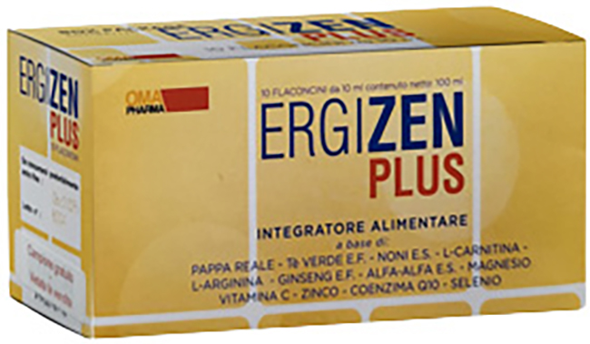 ERGIZEN PLUS INTEGRATORE ENERGIZZANTE 10 FLACONCINI DA 10 ML - Farmacia Sant Anna SAS del Dott. Mariani Federigo