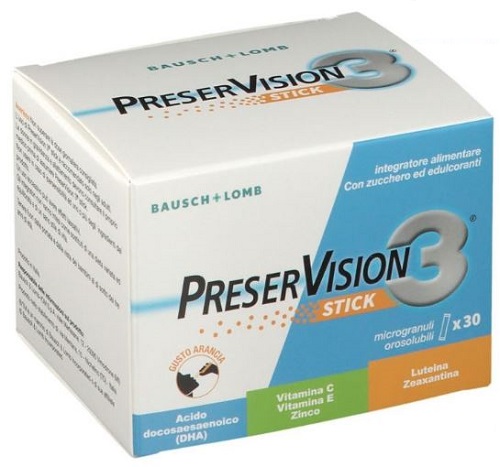 PRESERVISION 3 30 STICK OROSOLUBILI DA 2 G - Farmacia Sant Anna SAS del Dott. Mariani Federigo