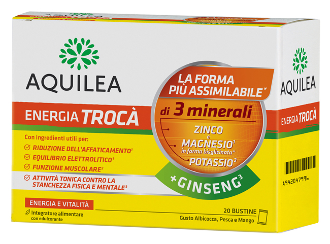 AQUILEA ENERGIA TROCA'+GINSENG 20 BUSTINE - Farmacia Sant Anna SAS del Dott. Mariani Federigo
