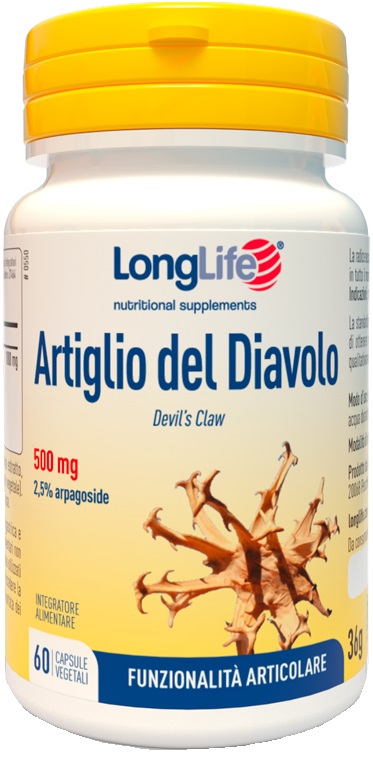 LONGLIFE ARTIGLIO DEL DIAVOLO 2% 60 CAPSULE - Farmacia Sant Anna SAS del Dott. Mariani Federigo