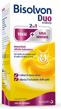 BISOLVON DUO SCIROPPO EMOLLIENTE 100 ML - Farmacia Sant Anna SAS del Dott. Mariani Federigo