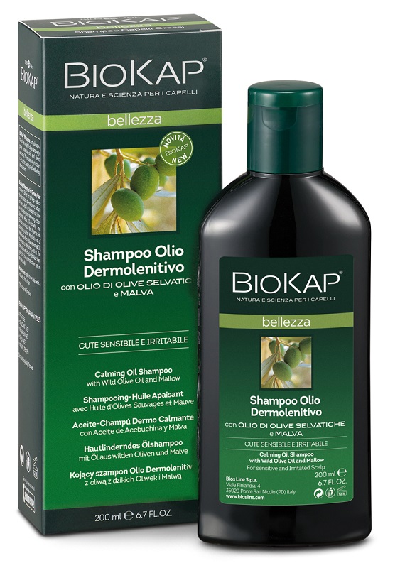 BIOKAP BELLEZZA SHAMPOO OLIO DERMOLENITIVO 200 ML BIOSLINE - Farmacia Sant Anna SAS del Dott. Mariani Federigo