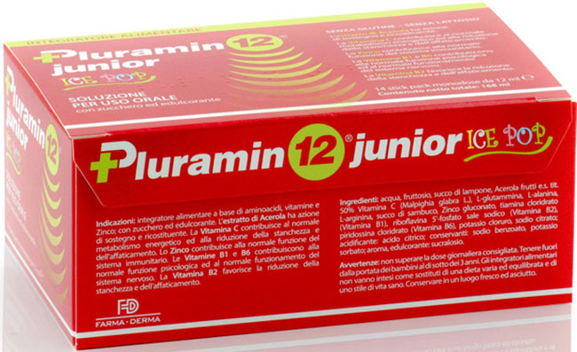 PLURAMIN12 JUNIOR 14 STICK PACK 12 ML - Farmacia Sant Anna SAS del Dott. Mariani Federigo