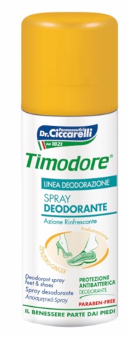 TIMODORE SPRAY DEODORANTE ALLO ZENZERO 150 ML - Farmacia Sant Anna SAS del Dott. Mariani Federigo