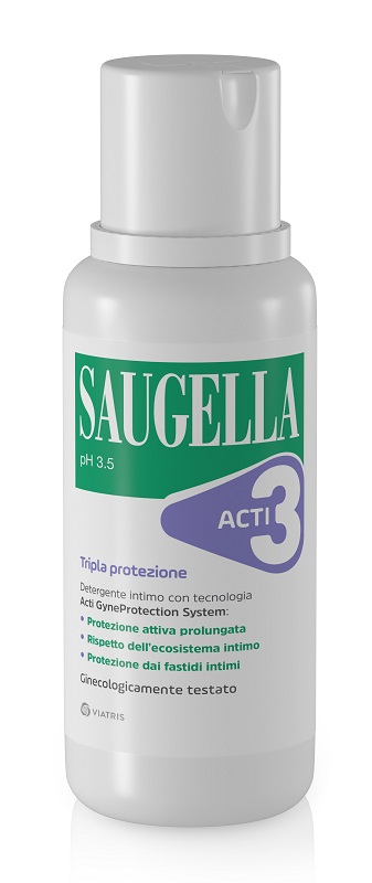 SAUGELLA ACTI3 DETERGENTE INTIMO 250 ML - Farmacia Sant Anna SAS del Dott. Mariani Federigo