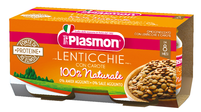 PLASMON OMOGENEIZZATO LENTICCHIE 2 X 80 G - Farmacia Sant Anna SAS del Dott. Mariani Federigo
