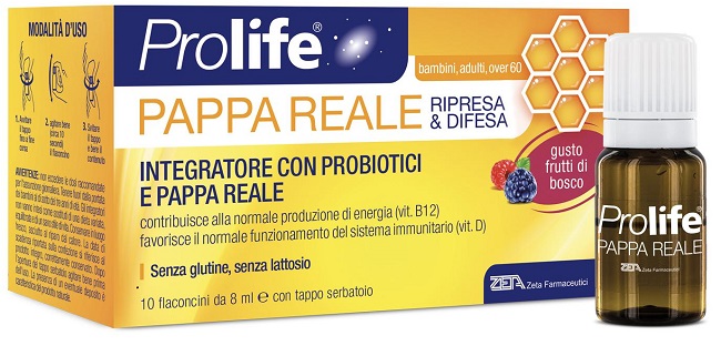 PROLIFE PAPPA REALE 10 FLACONI DA 8 ML - Farmacia Sant Anna SAS del Dott. Mariani Federigo