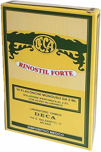 RINOSTIL FORTE SOLUZIONE IPERTONICA 10 FLACONCINI MONOUSO DA 5 ML - Farmacia Sant Anna SAS del Dott. Mariani Federigo