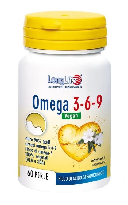 LONGLIFE OMEGA 3-6-9 VEGAN 750 MG 60 PERLE VEGETALI - Farmacia Sant Anna SAS del Dott. Mariani Federigo