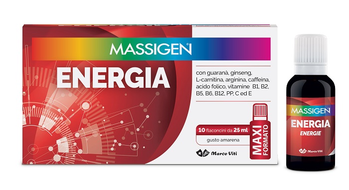 MASSIGEN ENERGIA 10 FLACONI DA 25 ML - Farmacia Sant Anna SAS del Dott. Mariani Federigo