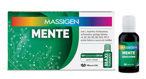 MASSIGEN MENTE 10 FLACONI DA 25 ML - Farmacia Sant Anna SAS del Dott. Mariani Federigo