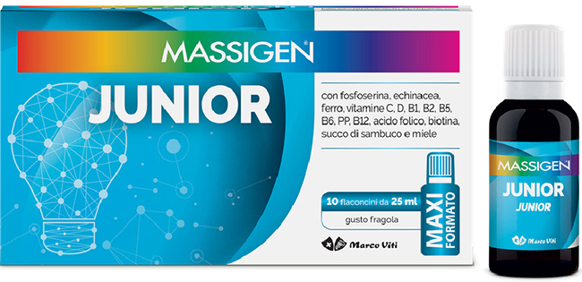 MASSIGEN JUNIOR 10 FLACONI DA 25 ML - Farmacia Sant Anna SAS del Dott. Mariani Federigo