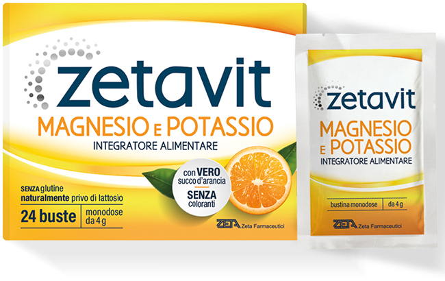 ZETAVIT MAGNESIO POTASSIO 24 BUSTINE DA 4 G - Farmacia Sant Anna SAS del Dott. Mariani Federigo
