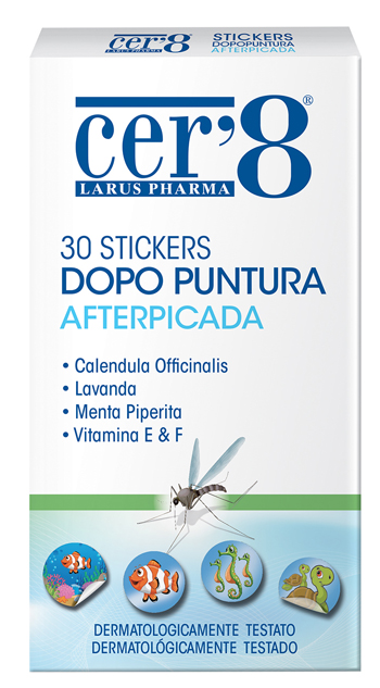 CER'8 STICKERS DOPO PUNTURA 30 PEZZI - Farmacia Sant Anna SAS del Dott. Mariani Federigo