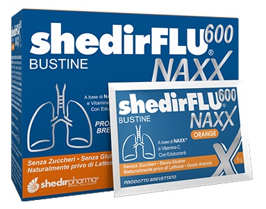 SHEDIRFLU 600 NAXX ARANCIA SENZA ZUCCHERI 20 BUSTINE - Farmacia Sant Anna SAS del Dott. Mariani Federigo
