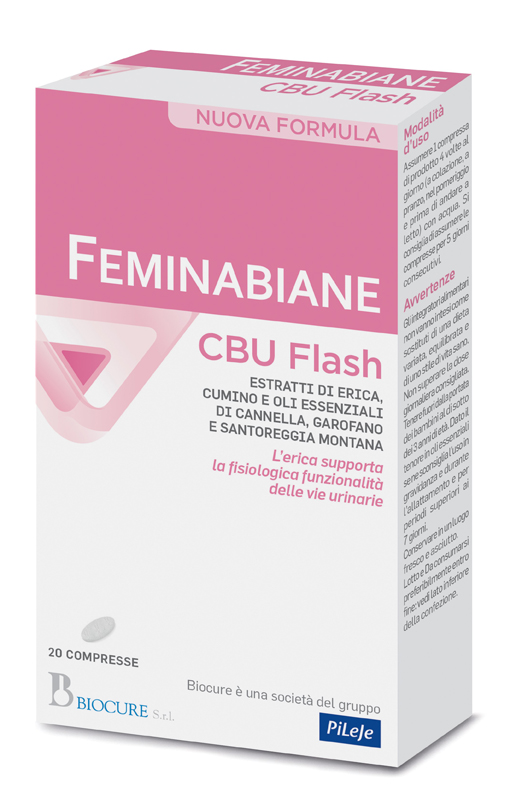 FEMINABIANE CBU FLASH 20 COMPRESSE NUOVA FORMULA - Farmacia Sant Anna SAS del Dott. Mariani Federigo