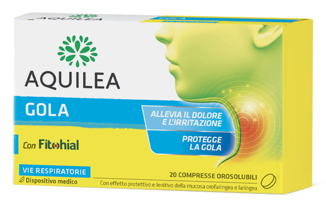 AQUILEA GOLA 20 COMPRESSE OROSOLUBILI - Farmacia Sant Anna SAS del Dott. Mariani Federigo