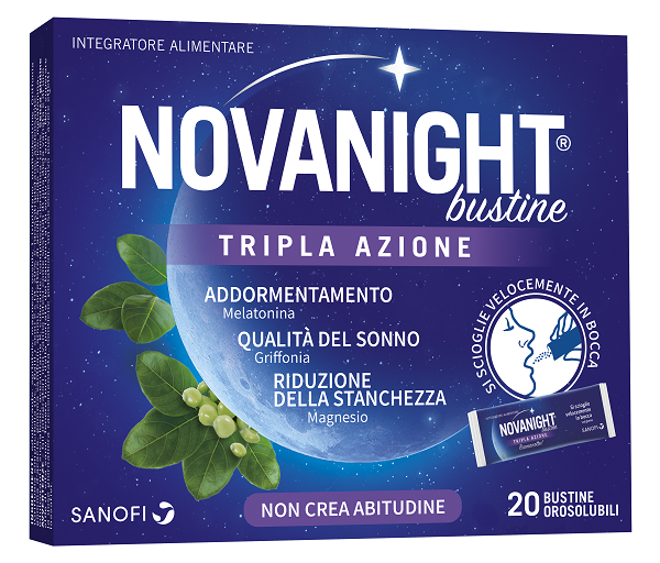 NOVANIGHT 20 BUSTINE TRIPLA AZIONE - Farmacia Sant Anna SAS del Dott. Mariani Federigo