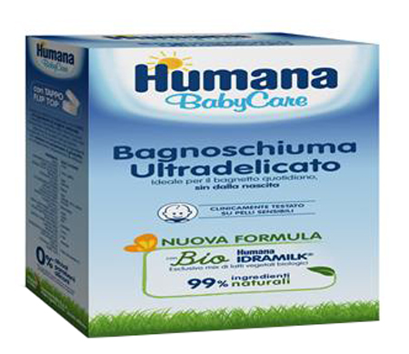 HUMANA BABY CARE BAGNOSCHIUMA 200 ML - Farmacia Sant Anna SAS del Dott. Mariani Federigo